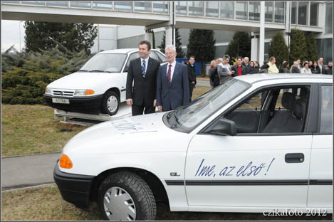 az első magyar opel astra